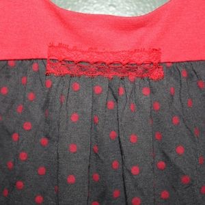 Pink and gray tank top